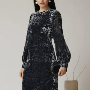 Rochie DY Fashion eleganta din tull neagra cu insertii din catifea gri