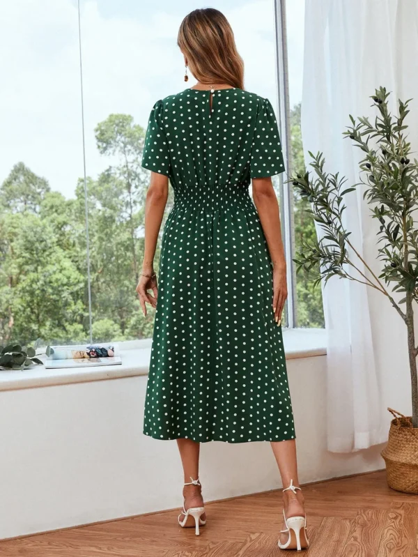 Rochie Elvina Green - imagine 4