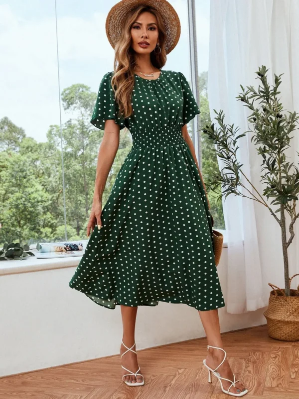 Rochie Elvina Green - imagine 3