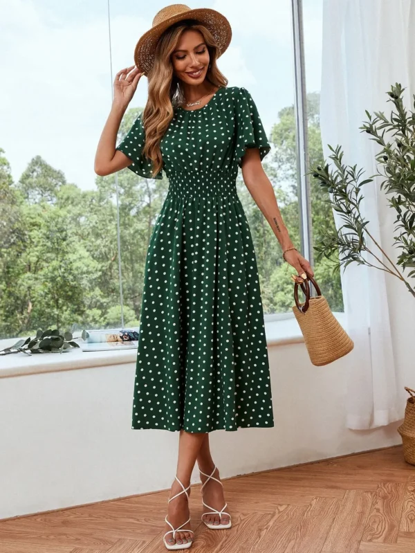 Rochie Elvina Green - imagine 2