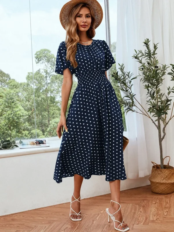 Rochie Elvina Navy Blue - imagine 3