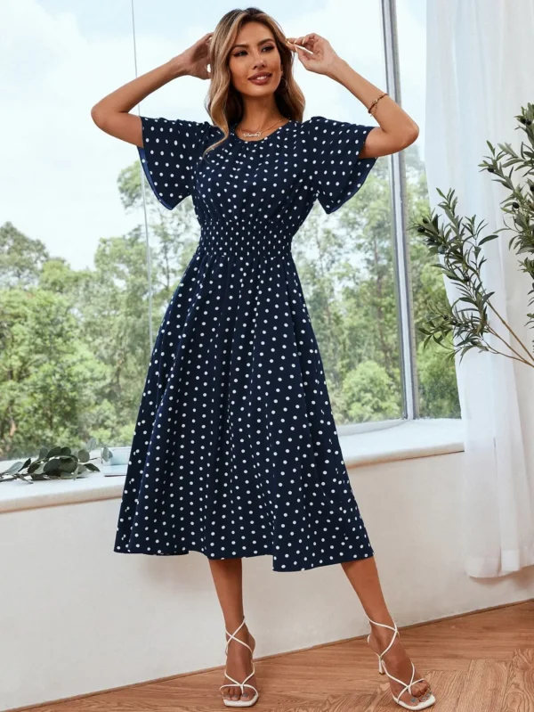 Rochie Elvina Navy Blue - imagine 4