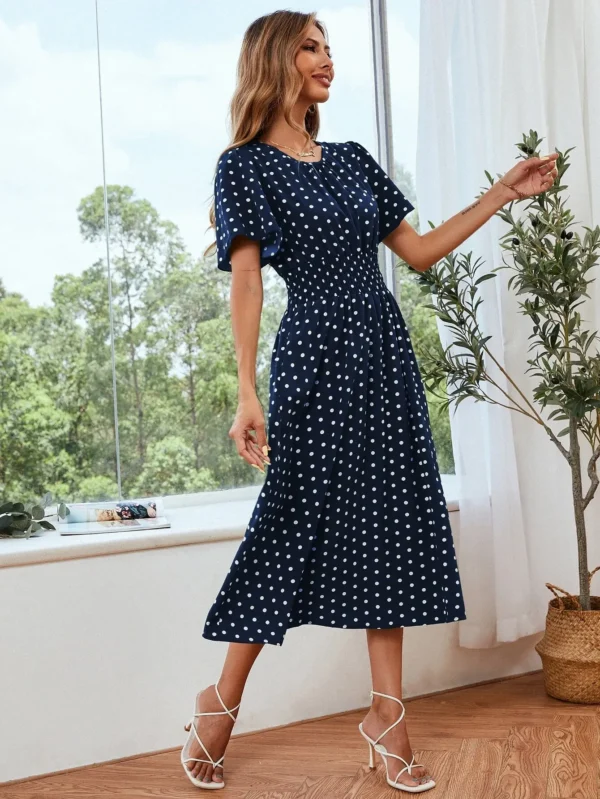 Rochie Elvina Navy Blue - imagine 5