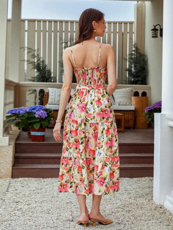 Rochie Felicity, cu imprimeu flo... - imagine 5