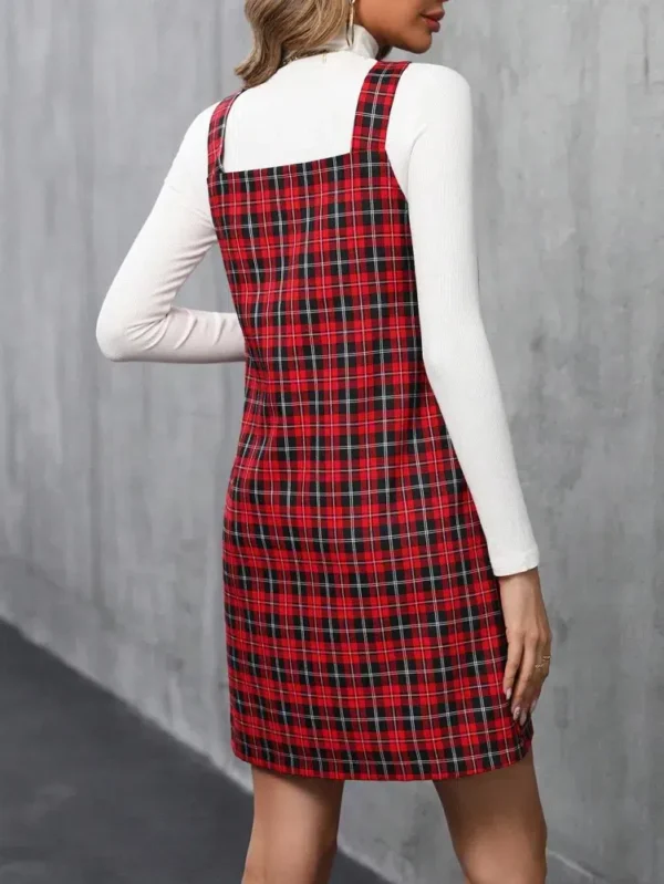 Rochie Megan, scurta tip salopet... - imagine 4