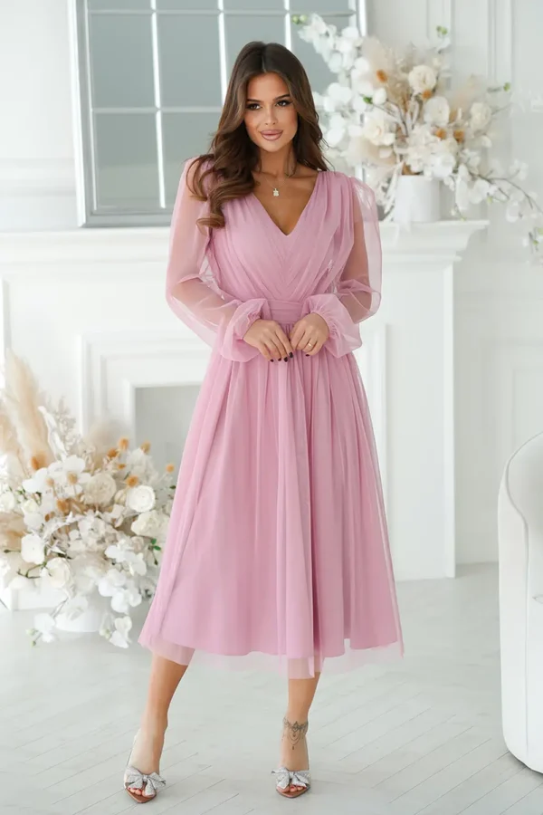 Rochie Paolina Pink, eleganta di...