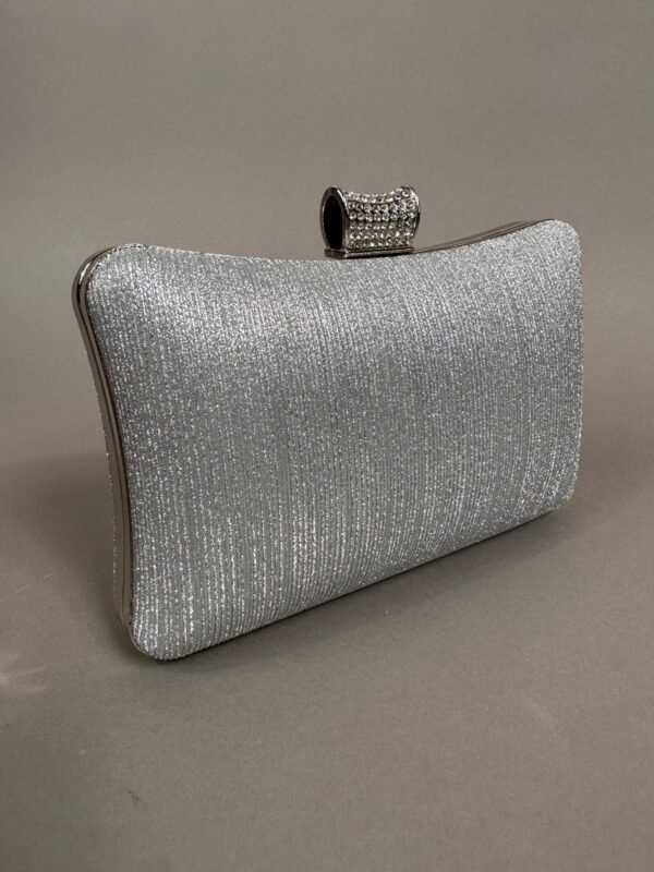 Clutch Glitter Silver - imagine 2