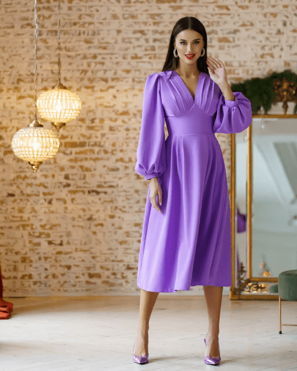 Rochie Verona Mov - imagine 7