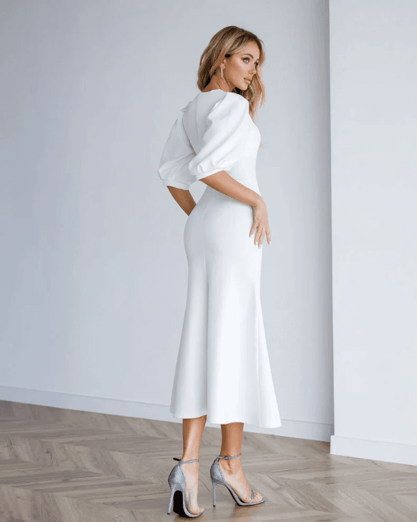 Rochie Bacardi Alb - imagine 2