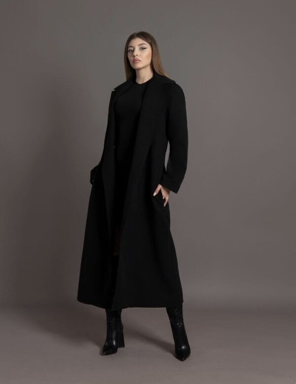 Palton Snow Negru - imagine 2