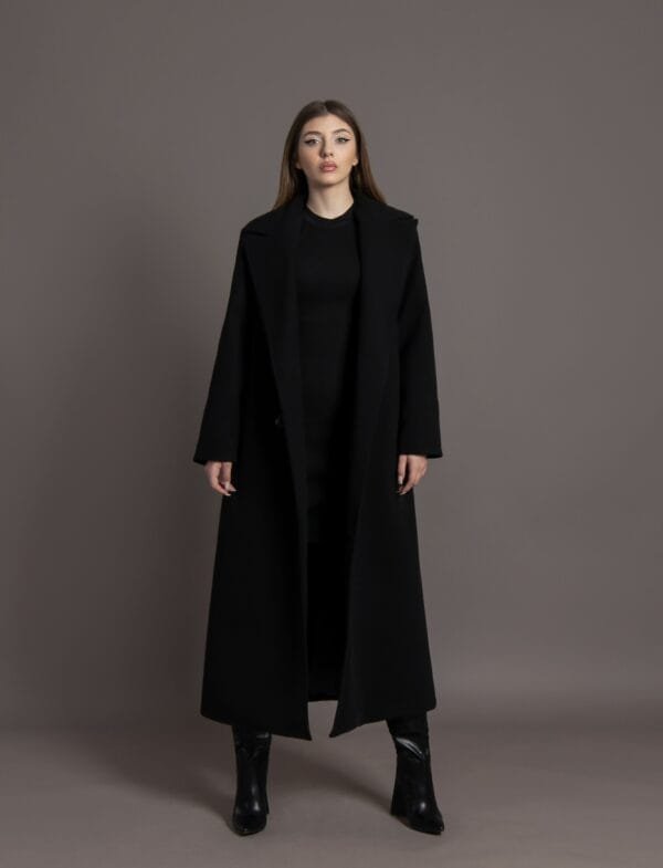 Palton Snow Negru