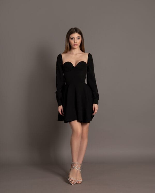 Rochie Kylie Negru - imagine 6