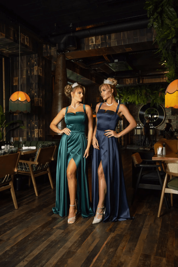 Rochie Ira Bleumarin - imagine 3