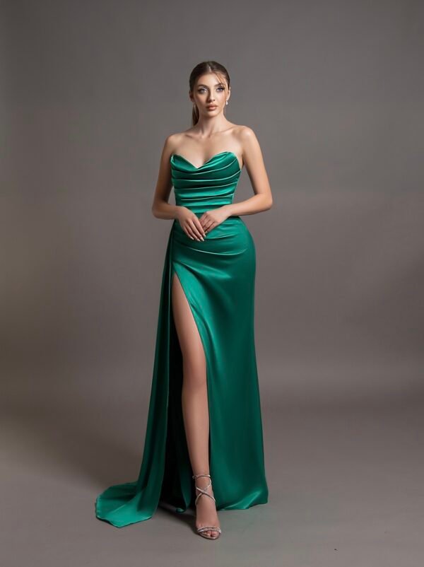 Rochie Serin Verde - imagine 3