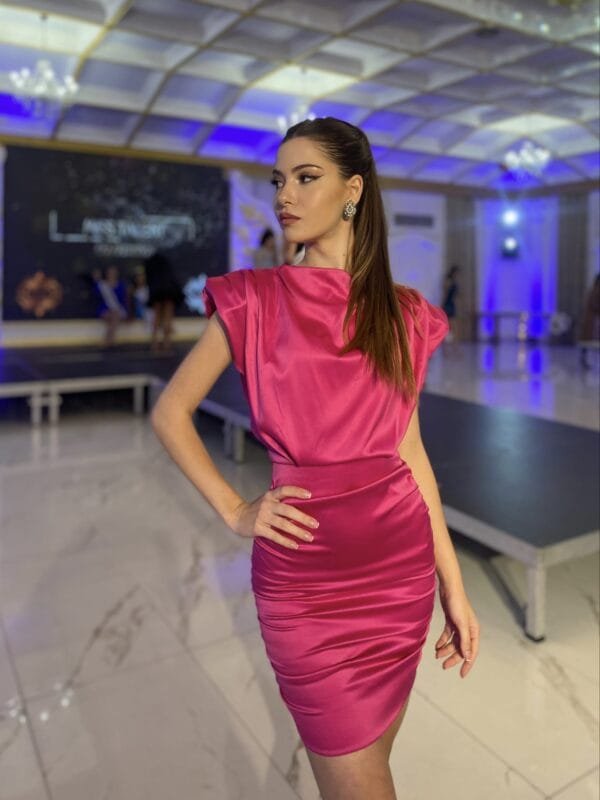 Rochie Abby Fuchsia - imagine 5