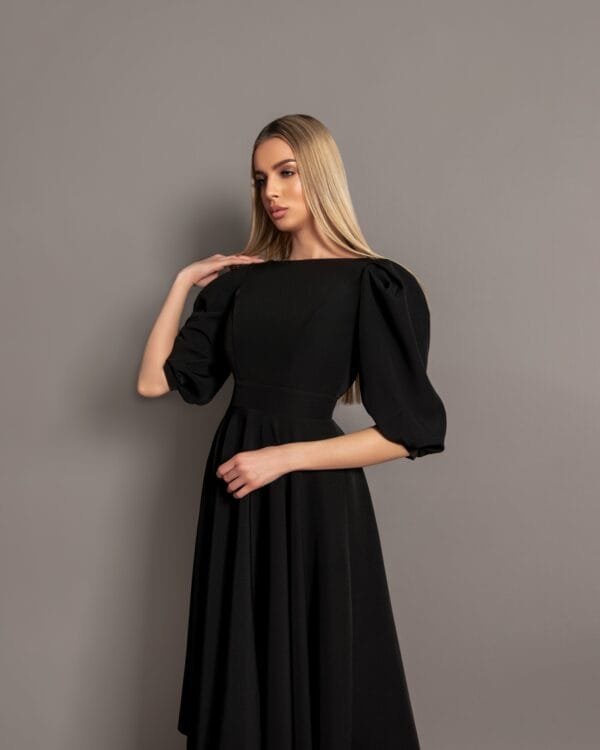 Rochie Elegance Negru - imagine 4