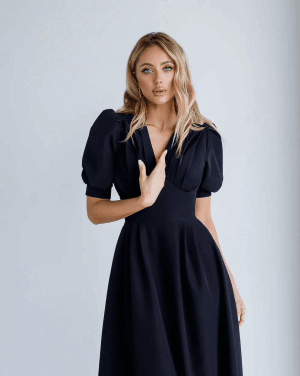 Rochie Verona Negru - imagine 2