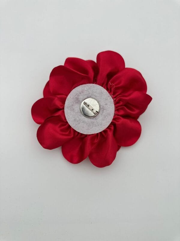 Brosa Floare Medie Rosie - imagine 2