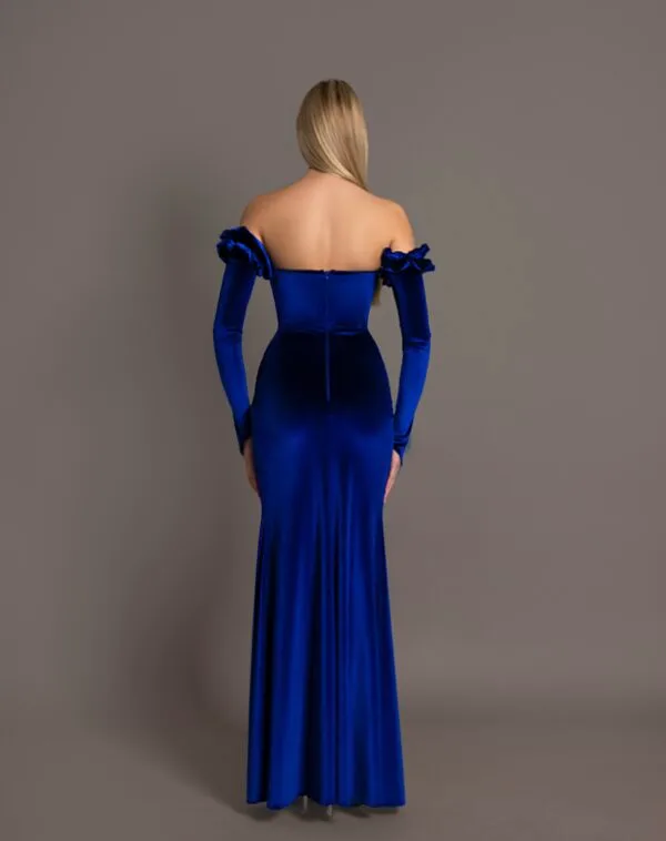 Rochie Jasmine Albastru - imagine 3