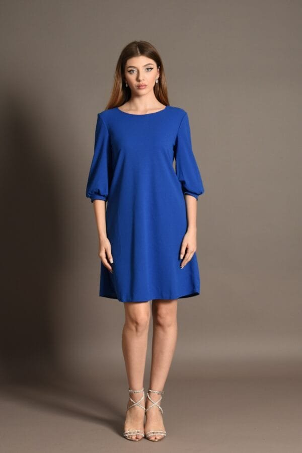 Rochie Yolanda Albastru - imagine 3